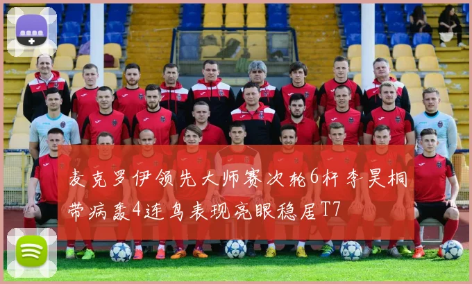 麦克罗伊领先大师赛次轮6杆李昊桐带病轰4连鸟表现亮眼稳居T7